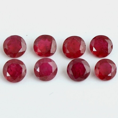 Lot gros rubis - 3, mm