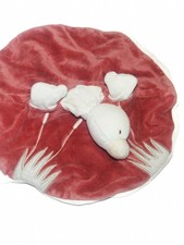 Doudou plat canard oie rouge