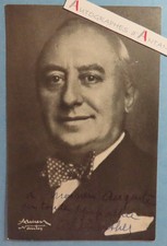 ● Personality to be identified autograph dedication on photo card - studio Nantes