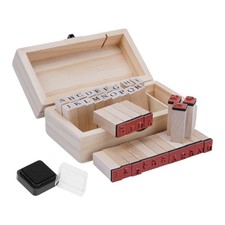 Ensemble de 36 Tampons En Bois