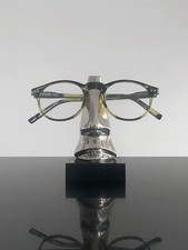 1970 NOSE BEZEL HOLDER MODERNIST METAL SILVER Christofle Sabattini READY MADE