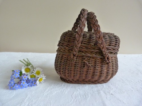 Panier miniature ancien - ancien, de