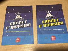 2 carnets , SPACE INVADER