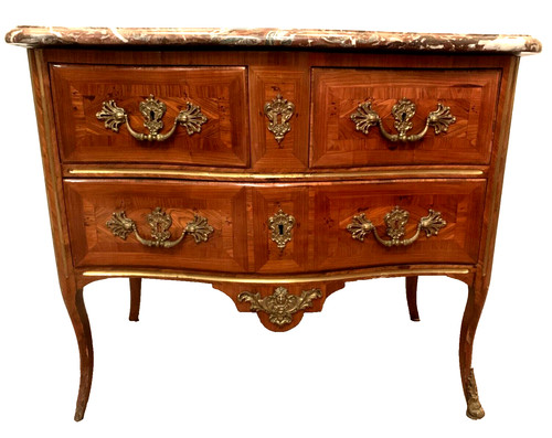 Commode sauteuse louis a - commode,