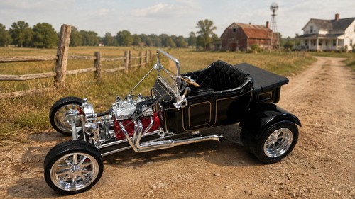 Road signature 1923 ford - 1:18,