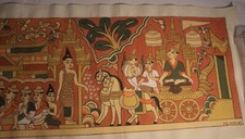 PEINTURE SUR TOILE BIRMANE