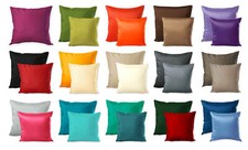 Housse De Coussin Coussin Décoratif Housse En Soie Sauvage