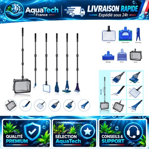 Kit nettoyage aquarium 1 - kit, 6
