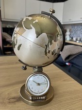 Globe terrestre laiton horloge