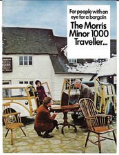 Morris Minor 1000 Saloon & Traveller 1970-1971 UK Market Sales Brochure