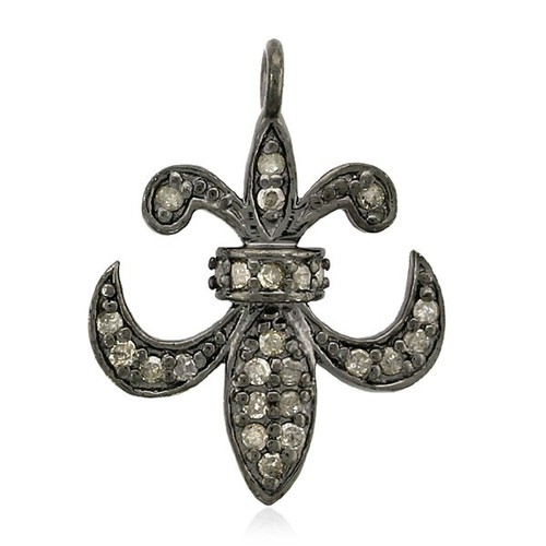 Pendentif fleur lis en - fleur,