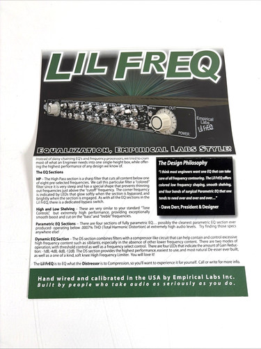 Empirical labs lil freq q - lil, el-q