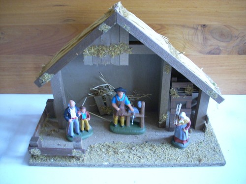 Maison bois pour village - en,