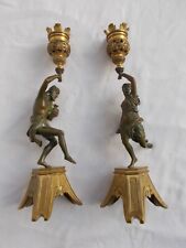 PAIRE BOUGEOIR FLAMBEAUX