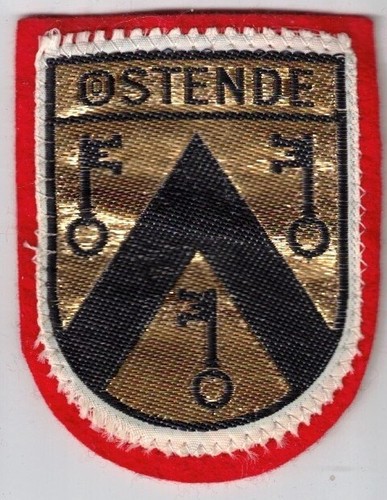 Ecusson tissu feutrine ostende - ecusson,