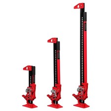 Cric agricole utilitaire tout-terrain à cliquet, structure robuste et