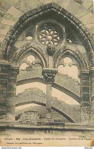 Old postcard villemagne - postcard,
