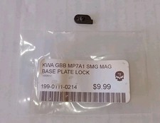 Airsoft KWA GBB MP7A1 SMG Mag Base Plate Lock New Old Stock