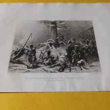 Lot x5 gravures anciennes Napoléon portraits batailles ( circa 1840 )