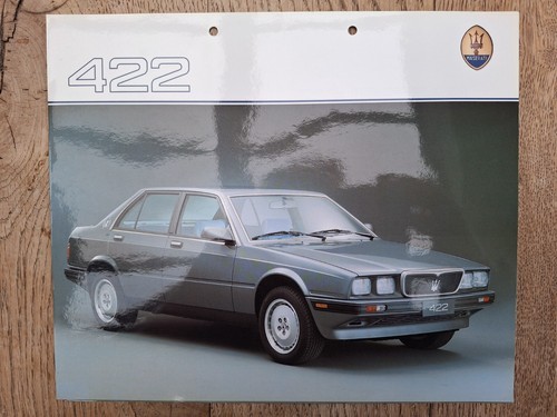 Maserati 422 brochure depliant - brochure,