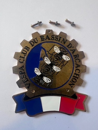 Plaque vespa club arcachon - vespa,