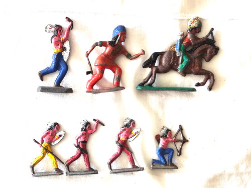 Indiens lot figurines en - de,
