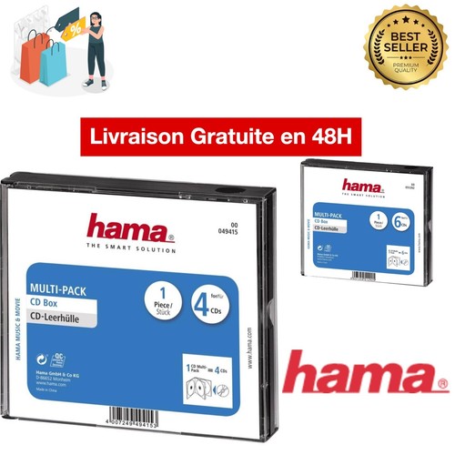 Hama boîtier dvd blu - boîtier, cd/dvd/blu-ray