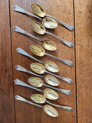 Vermeil cuillères café - vermeil,