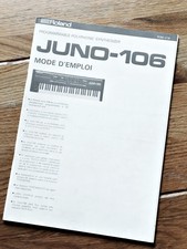 JUNO 106 mode d'emploi