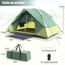 Tente Camping Avec Toile 4