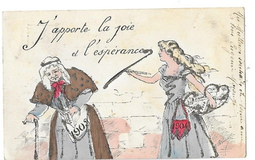 Cpa carte postale - carte, ancienne