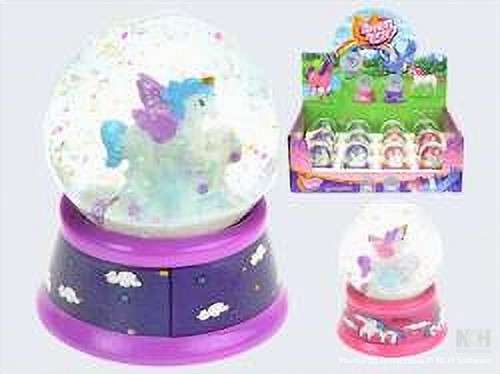 Boule neige licorne - à,
