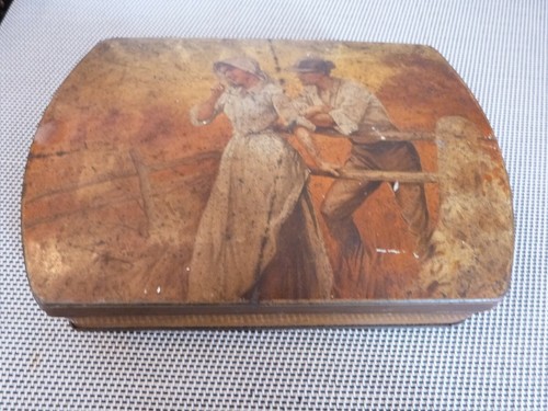 Ancienne boite biscuit tôle - ancienne, a