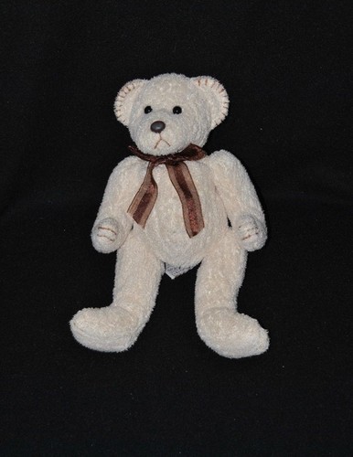 Peluche doudou ours crème