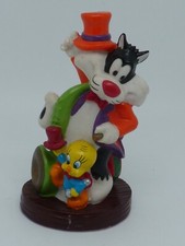 ANCIENNE FIGURINE PVC PLASTIQUE TITI ET GROS MINET ON2