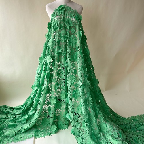 Tissu dentelle guipure - dentelle, avec