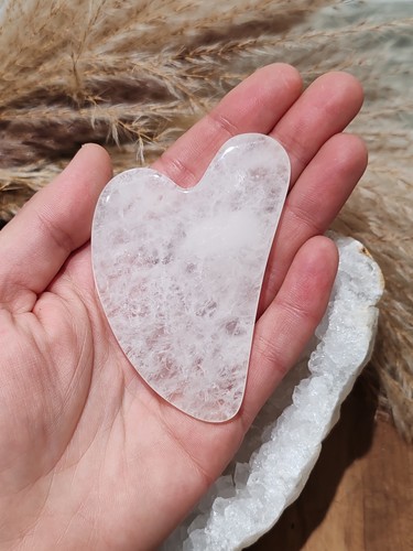 Gua sha cristal roche - cristal, de