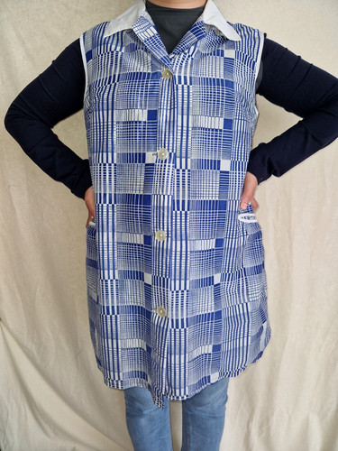Nylon dederon smock apron - dederon,