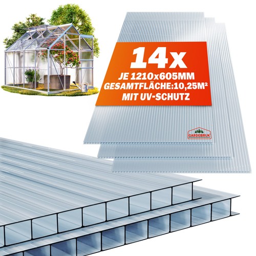 Plaque polycarbonate creux - de,