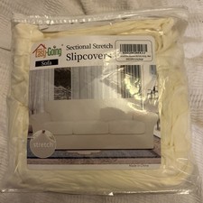 NEW NIP Easy Going Stretch Slipcovers Sofa for 3 cushion couches Beige