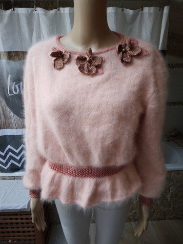 Magnifique pull angora abricot - magnifique,