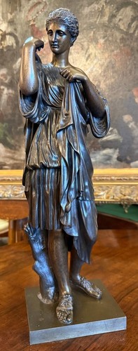 Sculpture bronze artémis - sculpture,