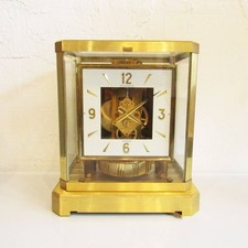 Horloge Jaeger LeCoultre Atmos Gold Mantel Made Swiss Made Vintage Mechanical...