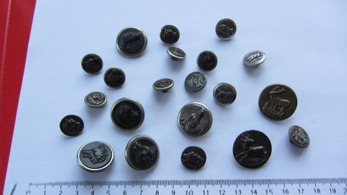 Lot boutons vénerie chasse - lot,