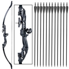 54" Arcs recourbés Tir à l'arc arc et viseur / repose-flèche et flèche chasse