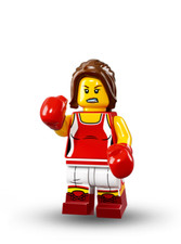LEGO MINI FIGURINE & FIGURE Série 16 & 71013 LA KICK-BOXEUSE N°8 - NEUF