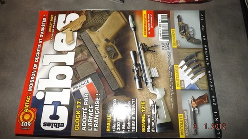 Revue cibles 601 glock - cibles, n°601