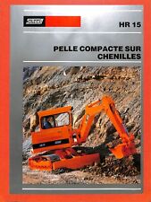 LANGENBURG (D) KARL SCHAEFF / CRAWLER SHOVEL HR 15 / DOCUMENTATION