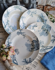 4 ANCIENNES ASSIETTES CREUSES