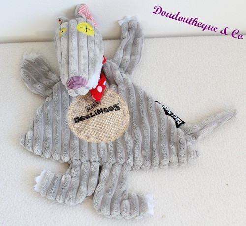 Doudou plat loup - bigbos, les
